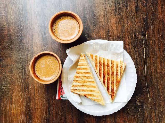 2× Masala Chai + Paneer Sandwich