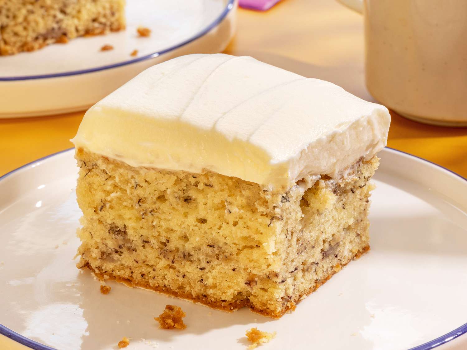 Banana Cake Slice