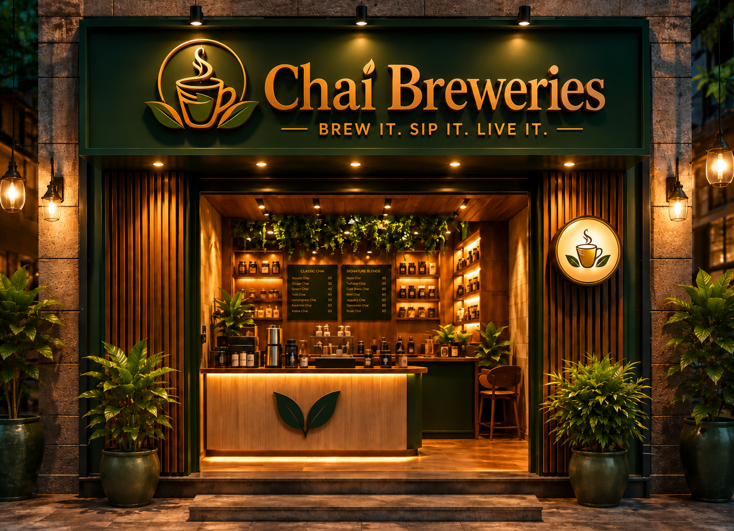 Chai Breweries Cafe Storefront